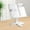 White, variant on Liftable Reading Bookshelf, 20.7cm Turnable Reading Stand with Adjustable Height for Students