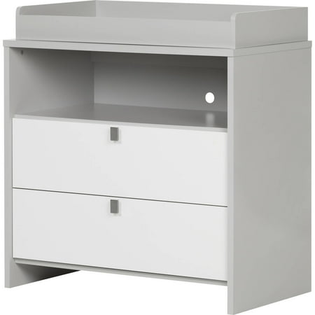 South Shore Cookie Changing Table Or Dresser Soft Gray And White