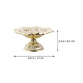 thumbnail image 2 of MLINS European Style Alloy Fruit Plate for Storing Dried Fruits Candies and Snacks, 2 of 8