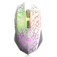 thumbnail image 1 of CHOK Souris de Jeu Sans Fil 2.4G Optique Rechargeable Silencieuse LED Colorée Portable avec Récepteur USB Noir, 1 of 7