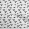 thumbnail image 1 of oneOone Cotton Cambric Off White Fabric Eye Print Sewing Craft Projects Fabric Prints By Yard 42 Inch Wide, 1 of 5