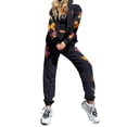 thumbnail image 6 of Qiylii Women's Exercising Clothes Suit, Loose Fit Long Sleeve Top + Long Trousers, 6 of 6