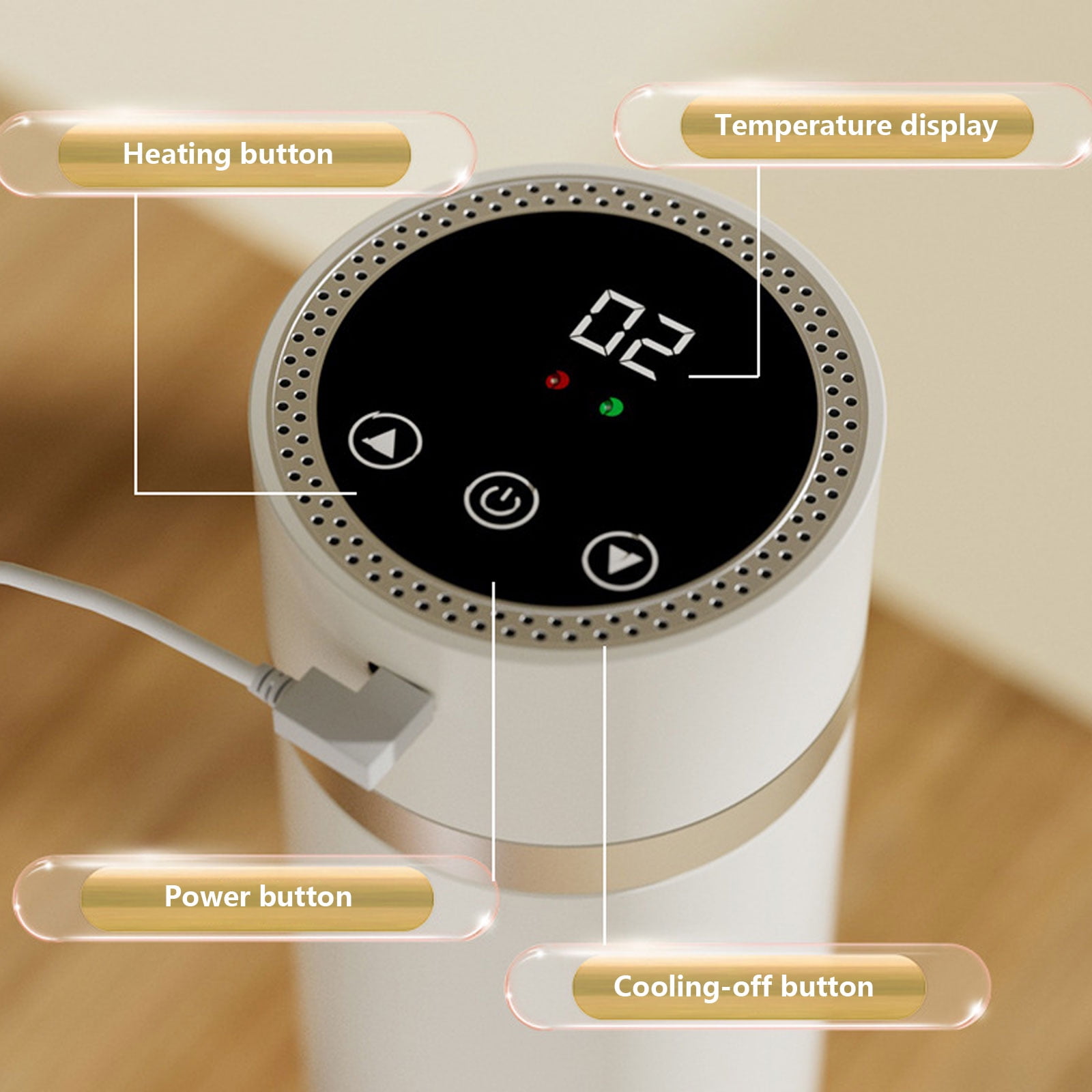 Compact Rechargeable Refrigerator Cup For Beverages Car Outdoor Tasks Thin Permanent Plan