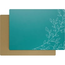 Royalty Art Deep Sea Green Cork-Backed Placemats - Set of 4