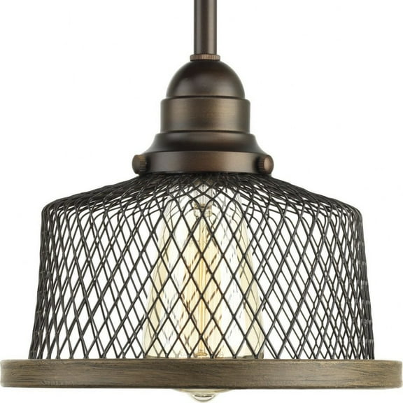 Progress Lighting Dimmable Antique Bronze Pendant Light