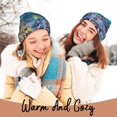 thumbnail image 4 of Kdxio Christmas Tree Winter Beanie for Men Women Beanie Knit Hat Cuffed Cap Beanie Knit Chunky Snow Cap, 4 of 6