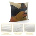 thumbnail image 4 of YINGXI Art Decorative Throw Pillowcase Square for Sofa 22x22in, 4 of 5