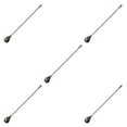 thumbnail image 2 of Kearding Cuchara de barra de acero inoxidable con mango largo Patrón agitador Cucharas de mezcla Café Twisted Barware Bebidas Gadgets Type8 NO8, 2 of 6