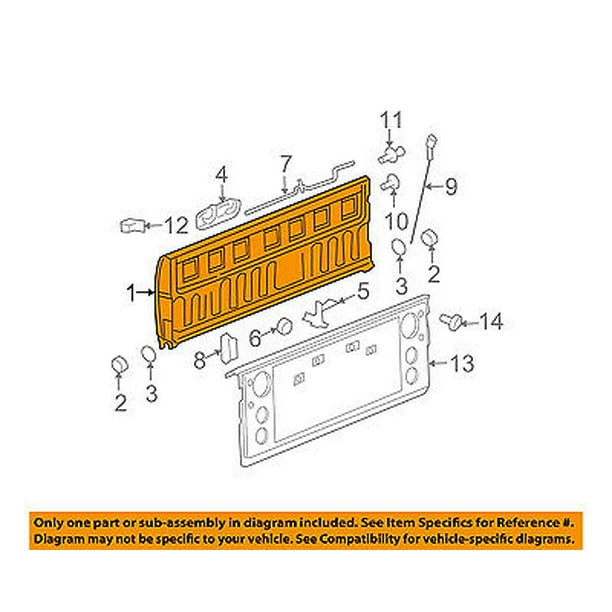 Dodge CHRYSLER OEM 0208 Ram 1500Tail Gate Tailgate 55275969AB