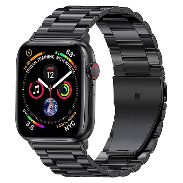 Correas compatibles con Apple Watch de 38 mm, 40 mm y 41 mm, correas de iWatch de acero inoxidable para Apple Watch Series 7/6/5/4/3/2, 38 mm, 40 mm y 41 mm