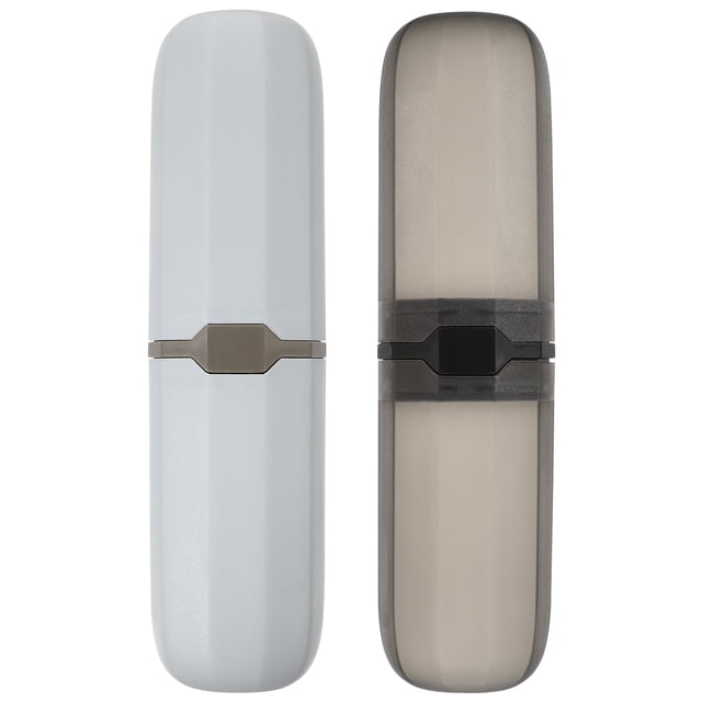 MasteelfCA 2pcs Portable Toothbrush Cases Travel Toothbrush Holders Camping Toothbrush Toothpaste Carrying Boxes