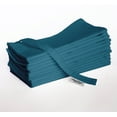 thumbnail image 1 of Vargottam Designer Cotton Twill Napkins - Set of 12, 20-Inch, Blue Solid Color, Durable & Absorbent Cloth Napkins for Dining, Parties, and Home Decor - Machine Washable, 1 of 7