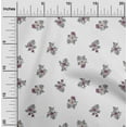thumbnail image 1 of oneOone Cotton Flex White Fabric Leaves & Floral Artistic Fabric For Sewing Printed Craft Fabric By The Yard 40 Inch Wide, 1 of 4