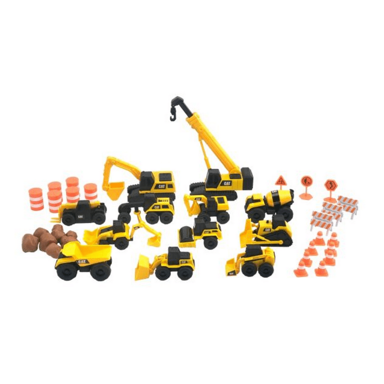 ミニカー CAT Cat Yellow Black Skid Steer Construction Toy Vehicle Toy