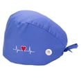 thumbnail image 2 of Gorro unisex con banda para el sudor en espalda, tamaño estampado Azul real Hugo gorras de mujer, 2 of 8