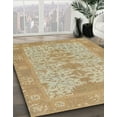 thumbnail image 3 of Ahgly Company Machine Washable Indoor Rectangle Abstract Cinnamon Brown Area Rugs, 5' x 8', 3 of 7