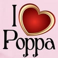 thumbnail image 2 of CafePress - I Heart Poppa Infant Bodysuit - Baby Light Bodysuit, Size Newborn - 24 Months, 2 of 4