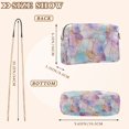 thumbnail image 4 of FORMRS Women Crossbody Purse with Chain Strap Vegan Leather Shoulder Handbag, Watercolor Marble Pattern, 4 of 7