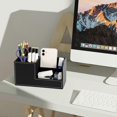 thumbnail image 3 of Desk Organizer - Office Pencil Holder Organizer Desktop Desk Accessories Office Supplies Organization Decor (Black), 3 of 5