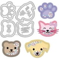 thumbnail image 2 of Cute Animal Cutting Dies Cats Head Die Cut for Card Making Pet Dog Pow Embossing Stencil Cutting Dies for Scrapbooking Paper Craft Album Decor, 2 of 8