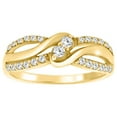 thumbnail image 2 of 1 Carat Diamond Engagement Wedding Ring In 14K Solid Rose, White & Yellow Gold, 2 of 3