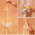 thumbnail image 4 of Hweilai Hamac Suspendu pour Chat Panier Tressé à la Main Lit Balançoire pour Chat Maison pour Chats Intérieur Fenêtre, 4 of 5