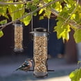 thumbnail image 3 of MIXXIDEA Wild Bird Feeders for Outdoors Hanging 2 Pack Stainless Steel Tube Bird Feeder Squirrel Proof, Finch Feeder for Garden Backyard Decoration Attractive Metal Thistle Feeder, 3 of 4
