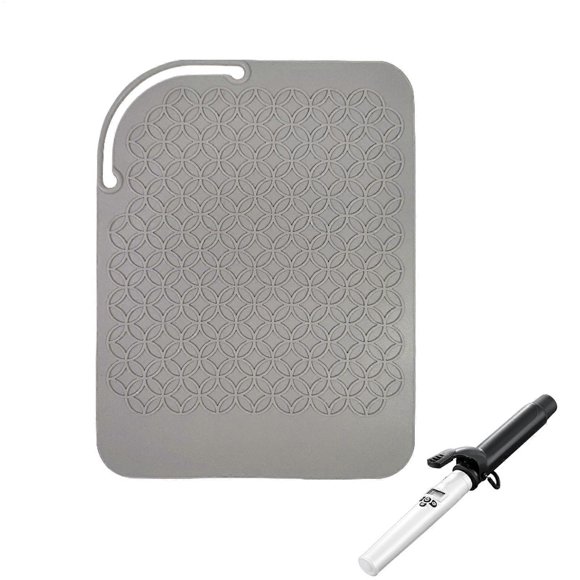 Curling Iron Mat Silicone Heat Resistant NonSlip Heat Protection Pad for Hair Styling Tools