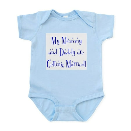 

CafePress - My Mommy And Daddy Are Gett Infant Bodysuit - Baby Light Bodysuit Size Newborn - 24 Months