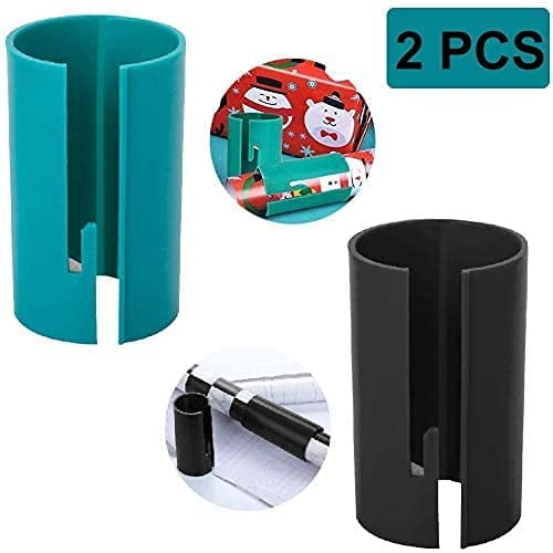 Replaceable Wrapping Paper Cutter (1 Roller & 3 Blades) Christmas Gift Wrap  Roll Cutter Tool, Little Sliding Cutter Tube, Rolled Cutting Device for