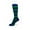 MA143-Blue and Green Stripe, variant on shades of GREEN Men's Groomsmen's Dress Socks (Teal, Kelly, Lime, Olive, Forest)