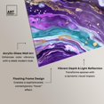 thumbnail image 4 of Infinite Space High-Gloss Frameless Acrylic Glass Wall Art Geode Wall Art by Art Remedy, Ready to Hang, 30 x 45, 4 of 7
