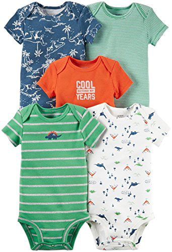 Baby boy green short sleeve bodysuit greatest little brother ever new 6-18 month 
