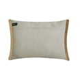 thumbnail image 5 of Gray Decorative Lumbar Pillow Cover 12" x 20" | Contemporary Cotton Oblong Cushion Cover Floral | Jute Lace Spring Pillows Pillowcases for Couch / Sofa & Bed, Modern Home Décor - Daisy Drift, 5 of 9