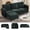 Dark Green, variant on 77.6" 4-in-1 L-Shaped Sectional Sleeper Sofa, Chenille Modular Couch with Storage Chaise, Usb/Type-C Ports & Side Pocket, Dark Green