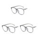 thumbnail image 3 of Minnieouse Gafas ABS de moda antiluz azul, estilo SightIn, gafas antiluz azul, gafas de ordenador, montura pasante de ceniza Type1 NO1, 3 of 6