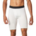thumbnail image 3 of Hanes Mens Sport Performance Compression Shorts, L, True White/Ebony, 3 of 3