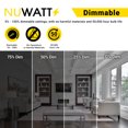 thumbnail image 4 of 3 inch LED Gimbal Recessed Light, 4000K, 8W, 600 Lumens, Black Trim, 120V, Dimmable, 3-1 Design Junction Box, 4 Pack, 4 of 6