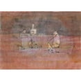 thumbnail image 2 of Paul Klee 18x14 Gold Ornate Wood Frame and Double Matted Museum Art Print Titled - Episode Before an Arab Town (1923), 2 of 4