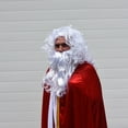 thumbnail image 3 of White Long Beard Hair Wig Set Santa Claus Adult Costume Christmas Party Supplies, 3 of 4