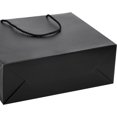 thumbnail image 3 of Bolsas de regalo Lyellfe, papel kraft negro, impermeable, 30 unidades, SML, 3 of 7