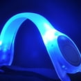thumbnail image 3 of Estrela 2 brazaletes reflectantes nocturnos LED, correa de muñeca iluminada de PVC, 3 of 5