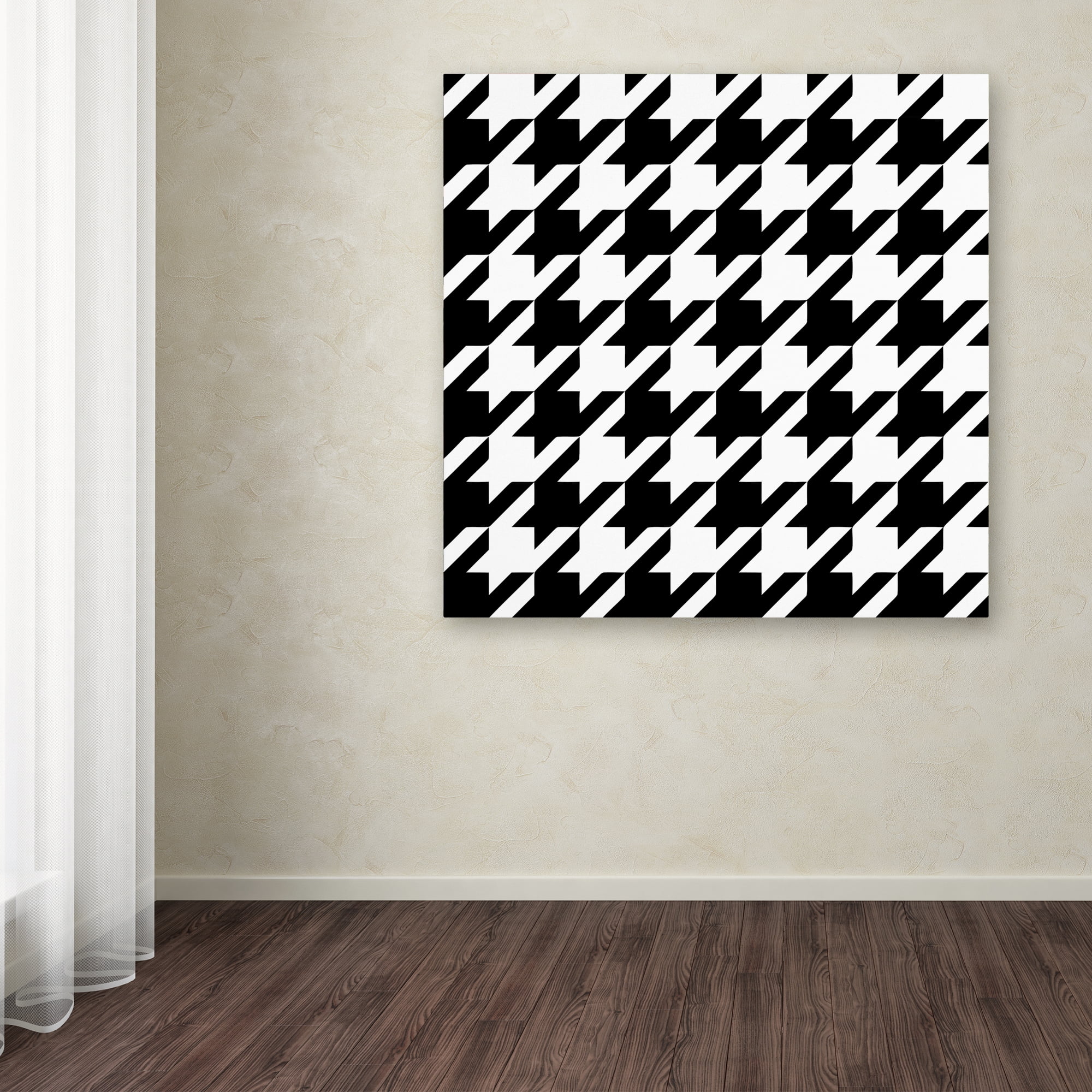 Trademark Fine Art "Houndstooth II" Canvas Art by Color Bakery
