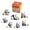 Style A, variant on Outdoor and Garden Panda Figurine Blind Box Cute 3D Cartoon Animal Chinese Theme Collectible Small Ornament Durable Material Decorative Display Statue Surprise Gift for Birthday