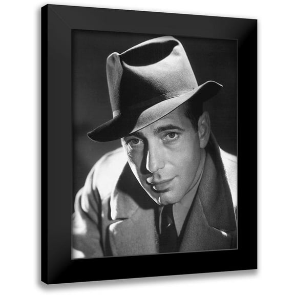 Hollywood Photo Archive 12x14 Black Modern Framed Museum Art Print Titled - Promotional Still - Humphrey Bogart - The Big Sleep