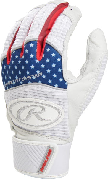Worth Team Batting Gloves RED/WHITE/BLUE extra LARGE new