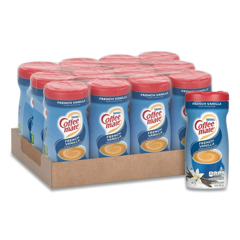 Non-Dairy Powdered Creamer, French Vanilla, 15 oz Canister, 12/Carton Non-Dairy Powdered Creamer, French Vanilla, 15 oz Canister, 12/Carton