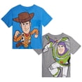 thumbnail image 1 of Pack de 2 camisas Disney Toy Story Boys Buzz Woody Rex 2T-7 talla 7, 1 of 7
