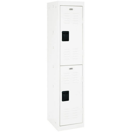 - Sandusky 2-Tier Welded Steel Storage Locker, 66