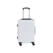 Rae Dunn 3 Piece Expandable Rolling Luggage Set in White